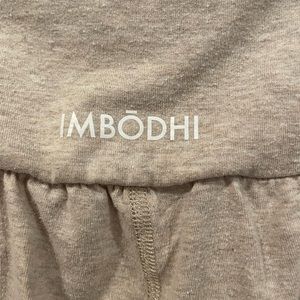 Imbōdhi Pippa Harem Pant AND Crop Top in Oatmeal, Size Large